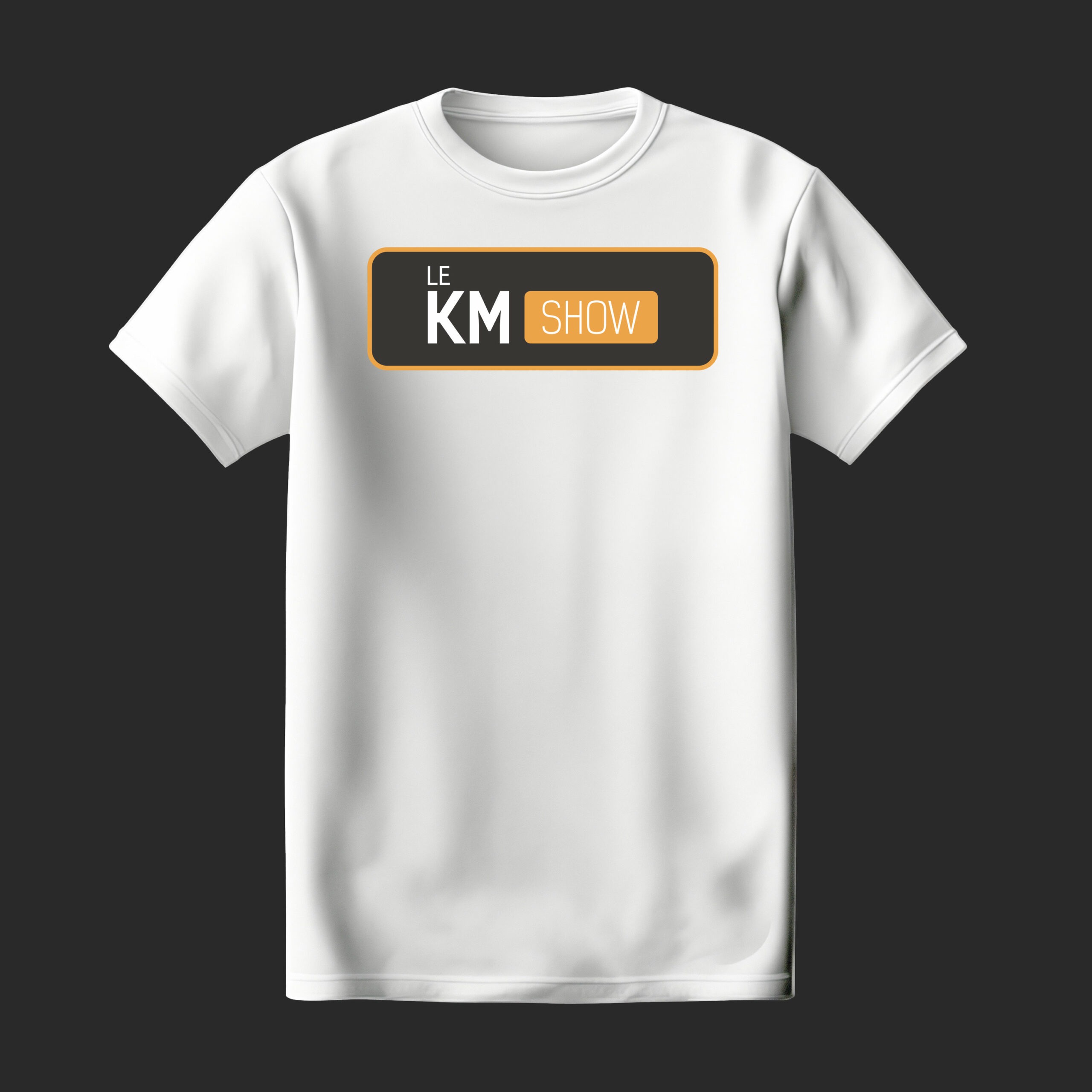 T-shirt blanc "Le KM Show"