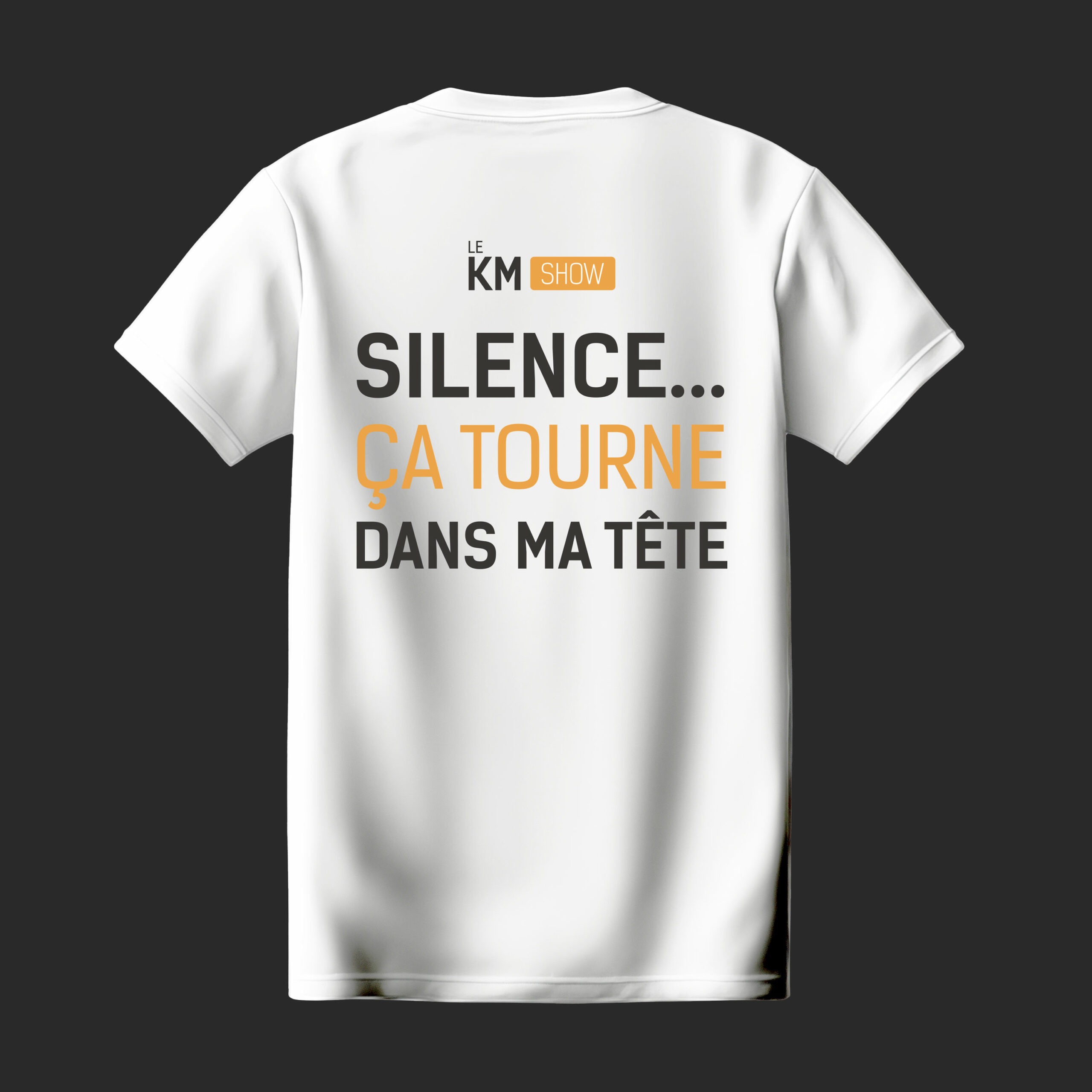 T-shirt blanc "Le KM Show" – Image 2