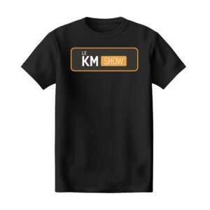 T-shirt noir "Le KM Show"